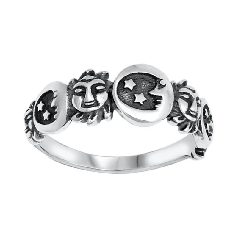 Set 3 nhẫn đeo tay phong cách bohemian cổ điển dành cho nữ