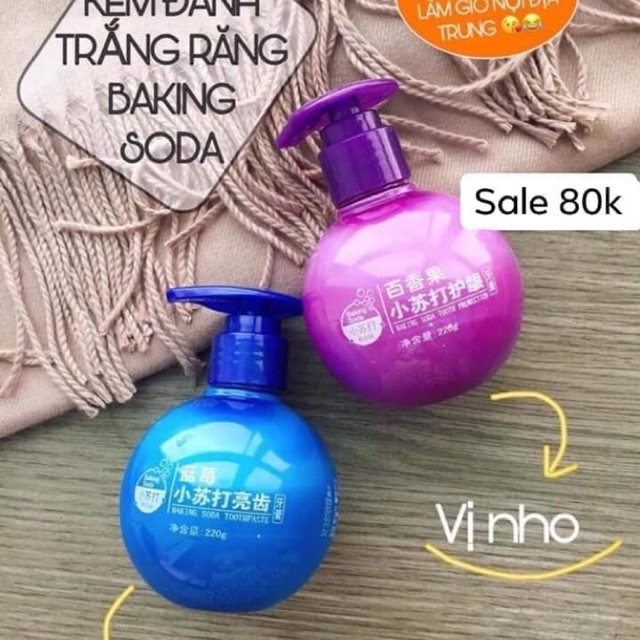 Kem đánh răng banking soda