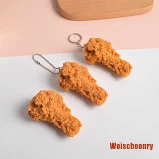 Weisry Móc Khóa Giả Hình Đùi Gà Chiên Ngộ Nghĩnh