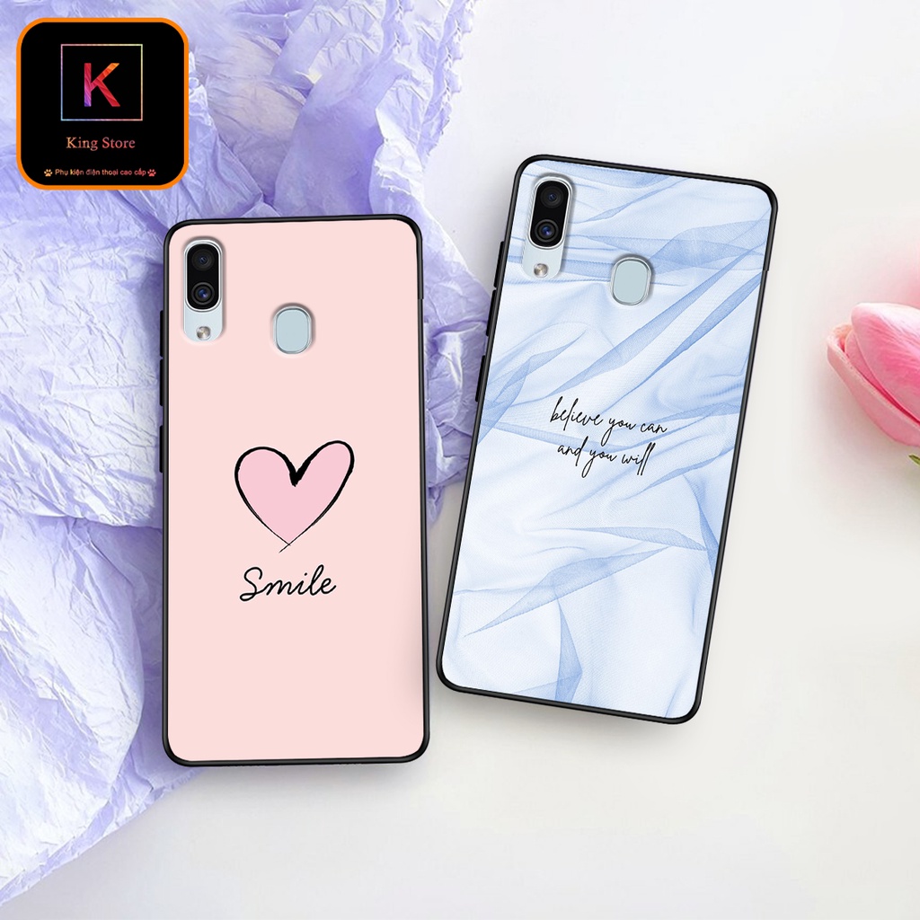 Ốp lưng Samsung A20 - A20s - A30 - A30s - Ốp Samsung in hình LoveSmile - Chất liệu TPU cao cấp chống sốc bảo vệ máy