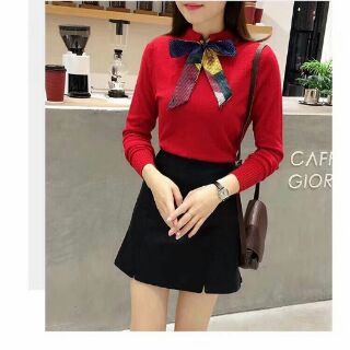 Combo Áo len cổ nơ hàng đẹp