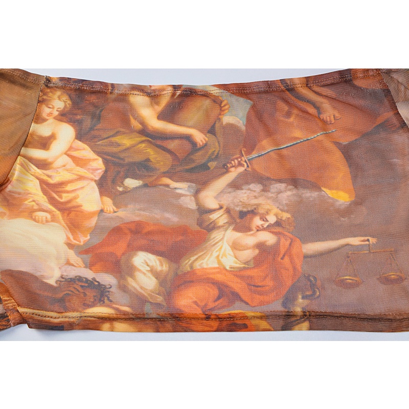 Áo Crop Top Vải Lưới Xuyên Thấu Thời Trang Mùa Hè Quyến Rũ Cho Nữ