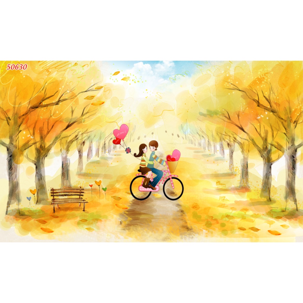 Tranh Dán Tường Phòng Trẻ Em Hoạt Hình Ngộ Nghĩnh Tặng Keo Và Dụng Cụ Dán