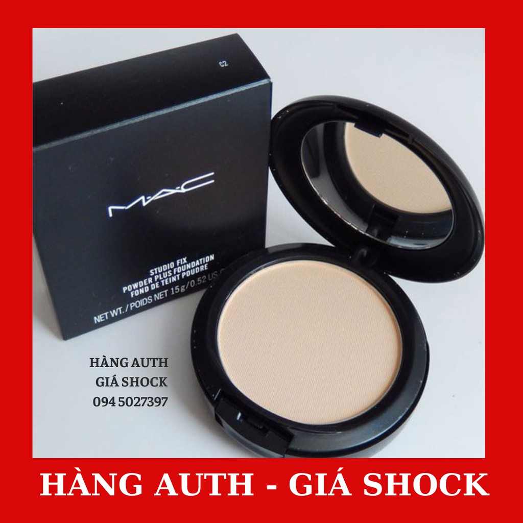 [TEM CHÍNH HÃNG] Phấn phủ MAC Studio Fix Powder Plus Foundation 15g- Màu NC15, 20, 25, 30, 35, 40, 45