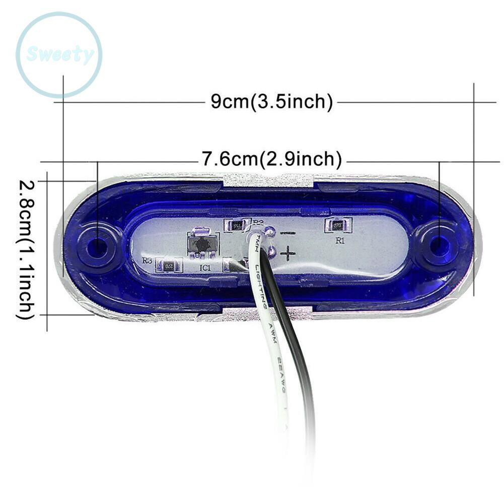 Đèn Led 4 bóng 12-24v chống thấm nước tiện dụng cho xe tải