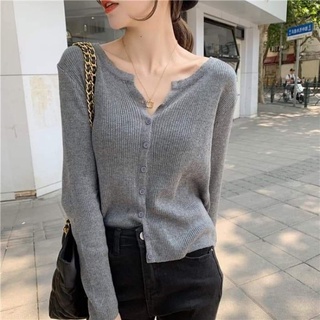 Áo cardigan len hàn cúc dọc A3098