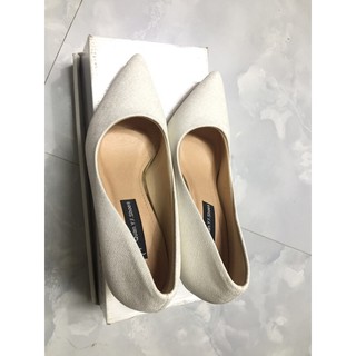 GIÀY CAO GÓT TRẮNG SIZE 35