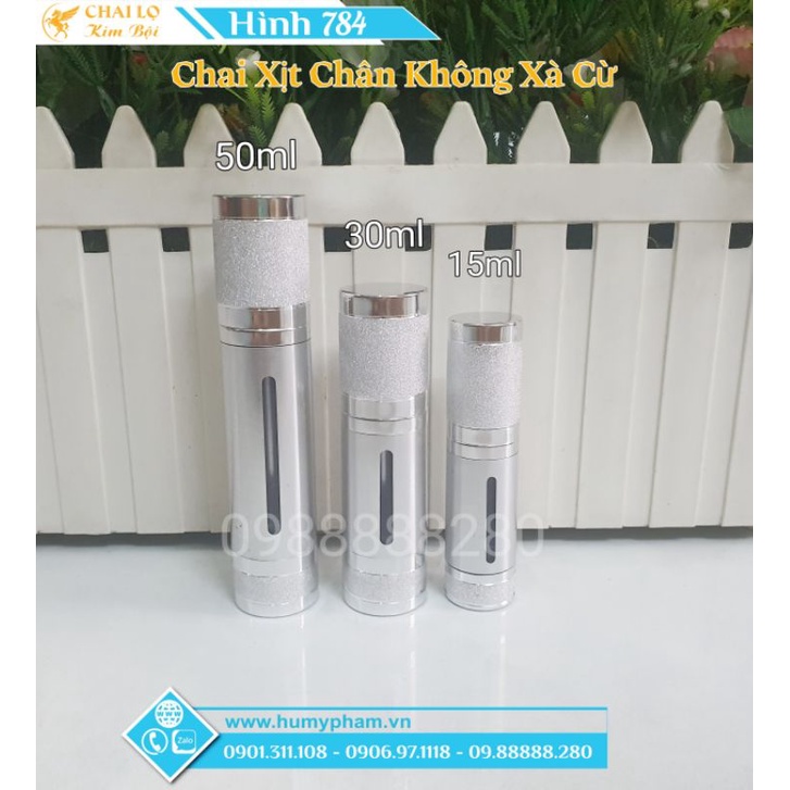 CHAI CHIẾT MỸ PHẨM - Chai Xịt Giọt Chân Không Xà Cừ 15ml  - 30ml - 50ml