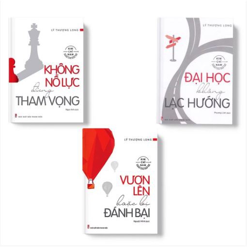 Sách: ComBo 3 Cuốn: Không Nỗ Lực Đừng Tham Vọng + Đại Học Không Lạc Hướng + Vươn Lên Hoặc Bị Đánh Bại Tặng Kèm Bookmark