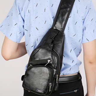  Túi đeo chéo nam da pu 3 màu phong cách Hàn Quốc, tiện dụng - Túi chéo nam TC02 | BigBuy360 - bigbuy360.vn