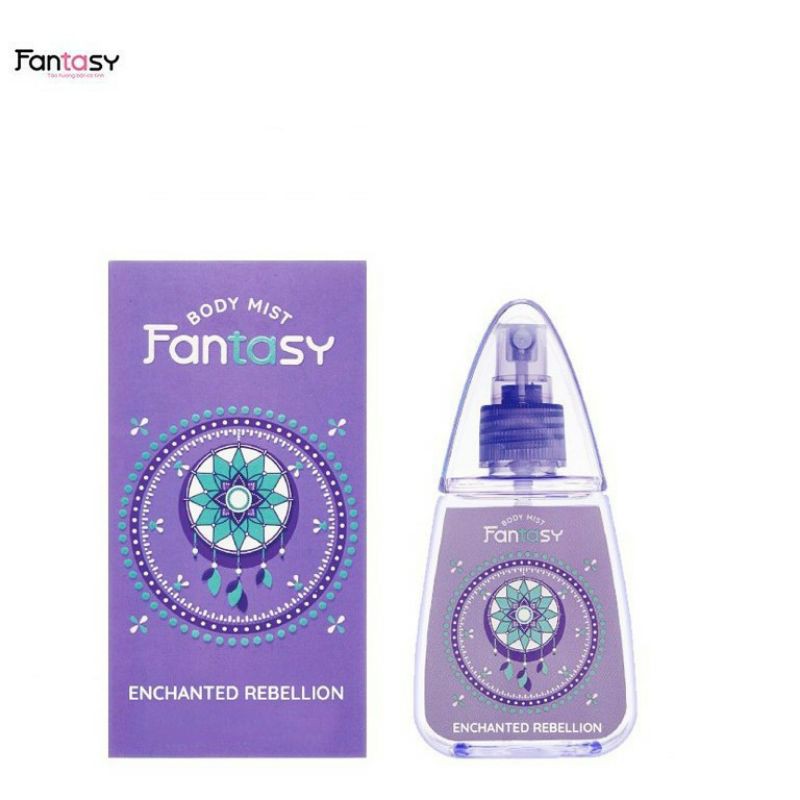 (60ml-5 màu) Nước hoa Body Mist Fantasy