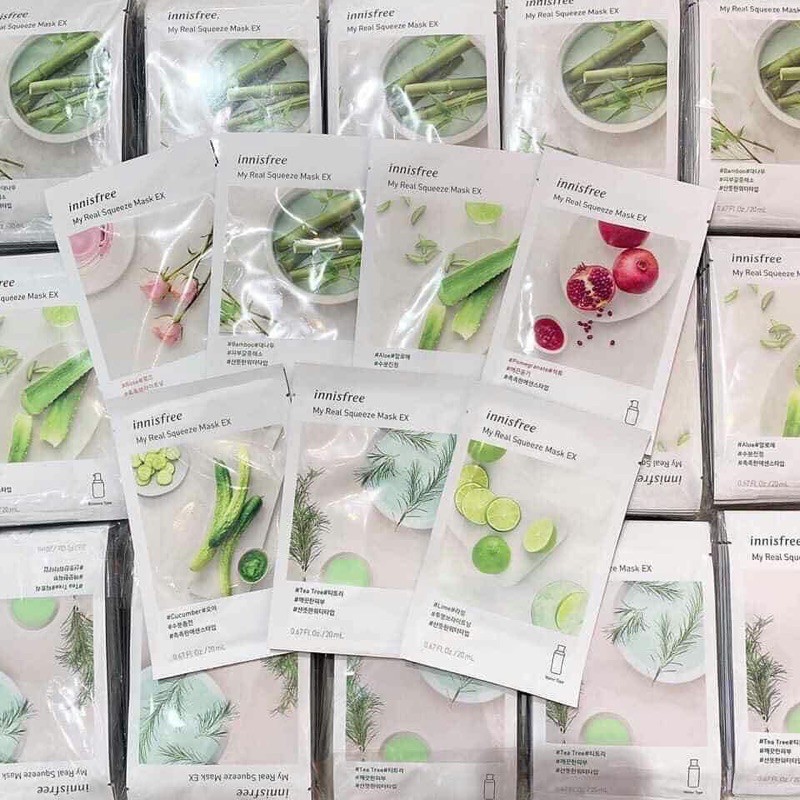 10 Mặt Nạ Giấy INNISFREE Hàn Quốc Chính Hãng