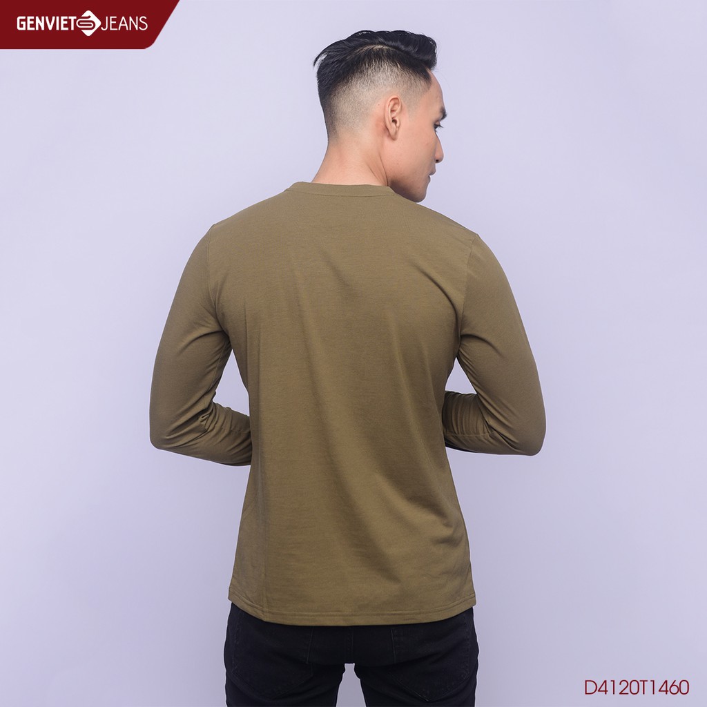 Áo thun dài tay Nam D4120T1460 GENVIET JEANS | BigBuy360 - bigbuy360.vn