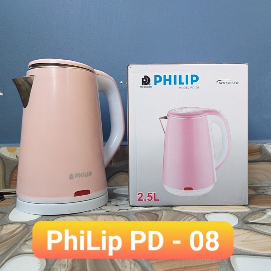 Bình đun siêu tốc 2,5L Philip - Ấm đun nước sôi cao cấp