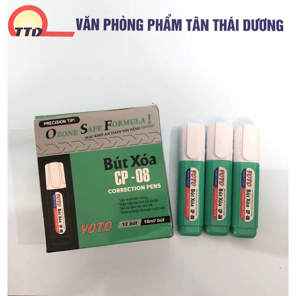 [Mã LIFE20KALL giảm 10% đơn 50K] BÚT XÓA NƯỚC YOTO CP-08_16ML/ BÚT