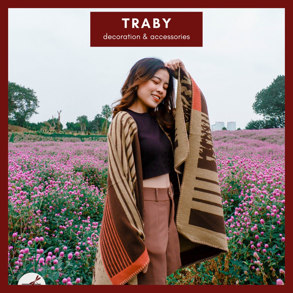 Áo choàng họa tiết ngựa vằn | BigBuy360 - bigbuy360.vn