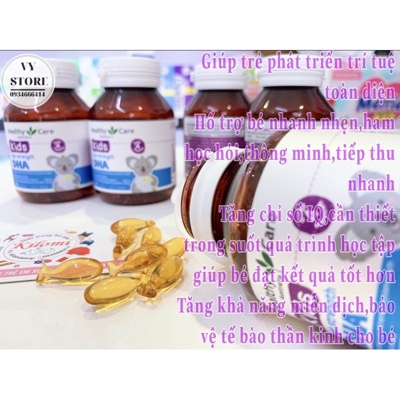 Viên uống DHA Healthy Care Úc 60 viên