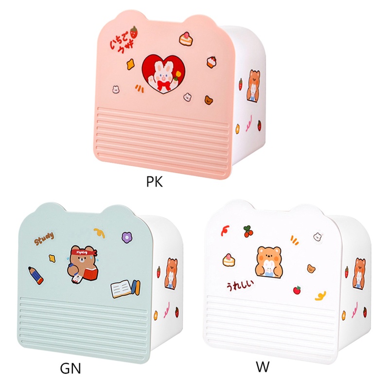 Hộp Đựng Khăn Giấy / Mỹ Phẩm / Chìa Khóa Gắn Tường Dễ Thương Tiện Dụng Cho Phòng Ngủ / Ký Túc Xá