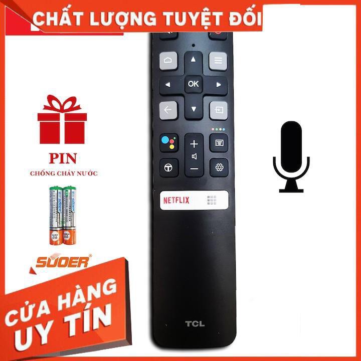 Điều khiển TV TCL SMART Có Micro Giọng nói Hàng chuẩn chính hãng - Sử dụng cho các Tv TCL đời mới nhất