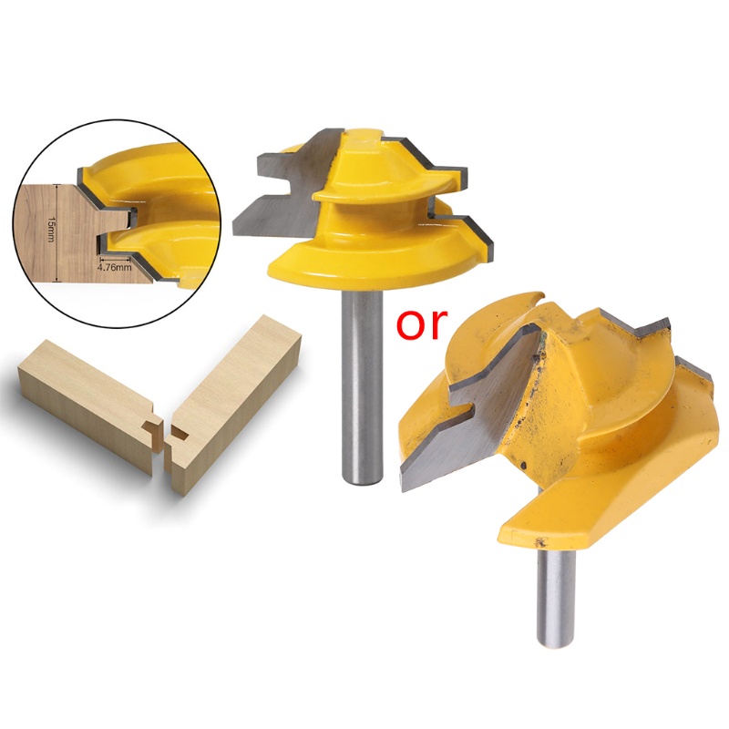 Mũi Phay Router 45 Độ 6mm Chuyên Dụng Cho Chế Biến Gỗ