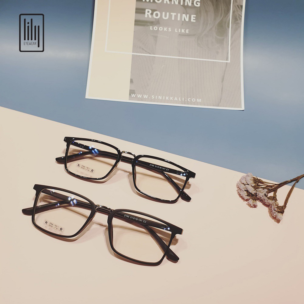 Gọng Kính Cận Nhựa Dẻo GD2165 - Kính Mắt Unisex