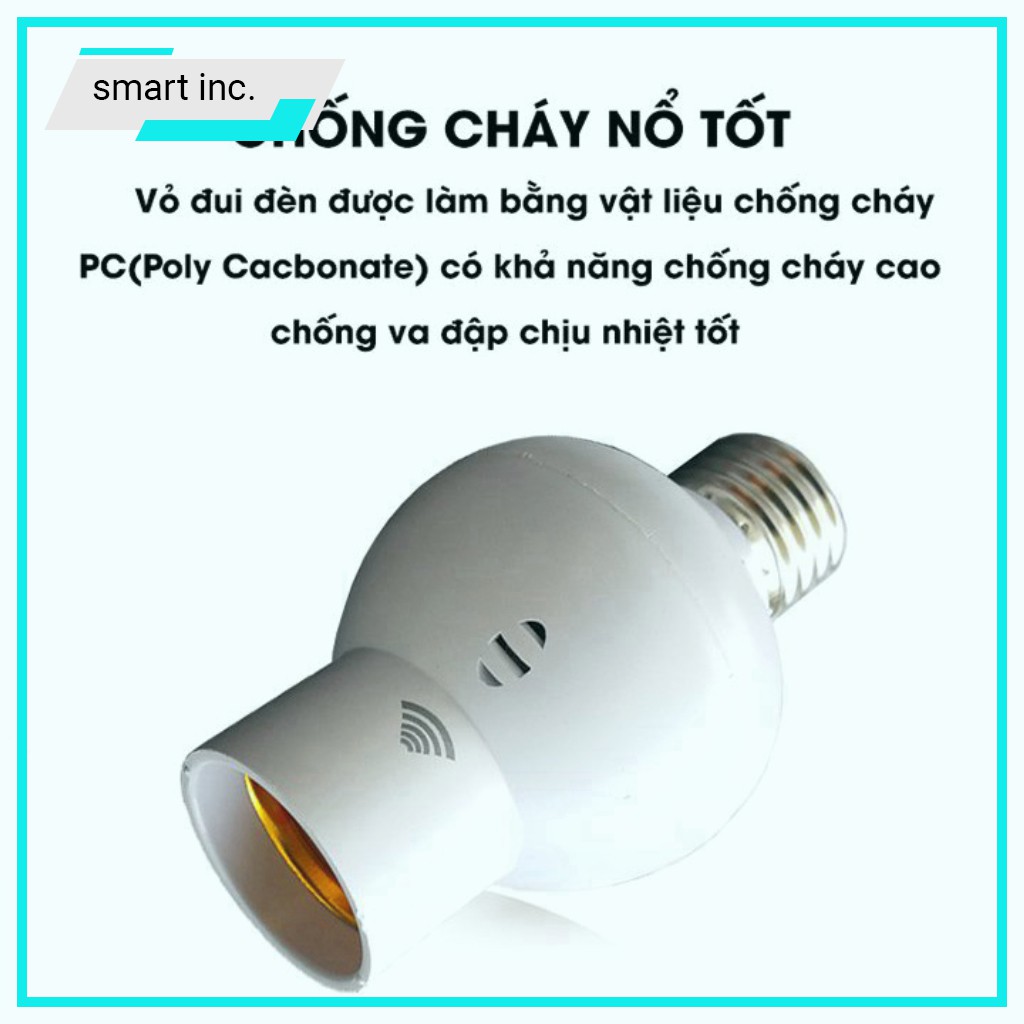 Chuôi Đèn Cảm Biến Âm Thanh Đuôi Đèn E27 Cảnh Báo Tự Động Sáng Chuyển Động