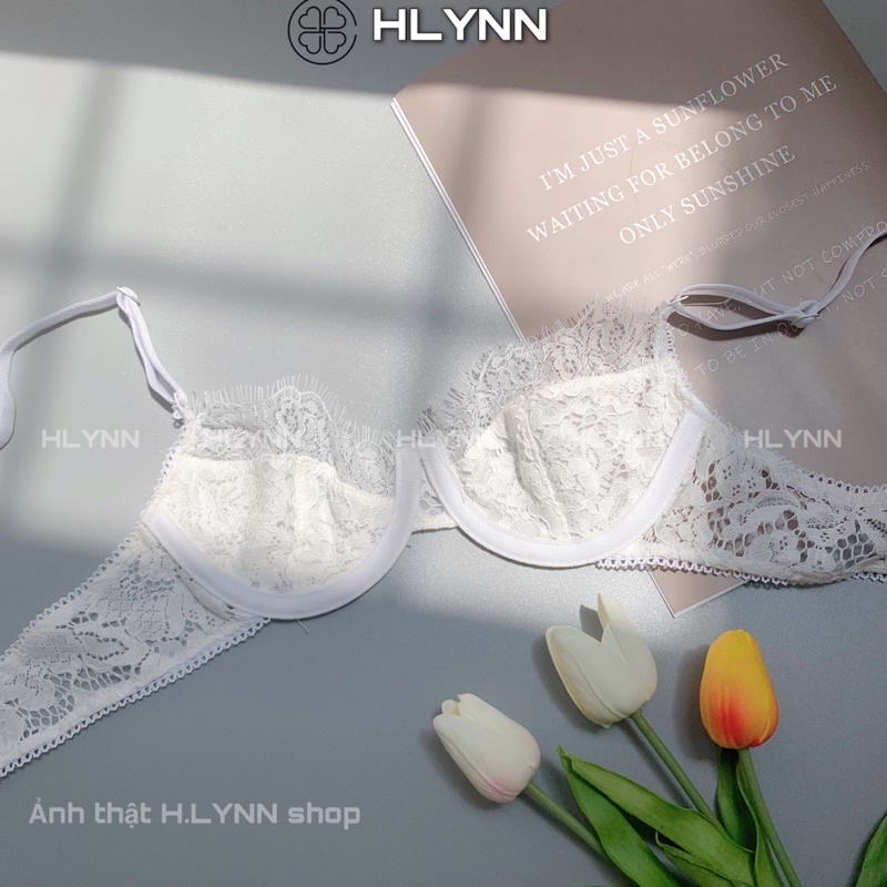 Áo lót ren bralette có gọng không mút m140