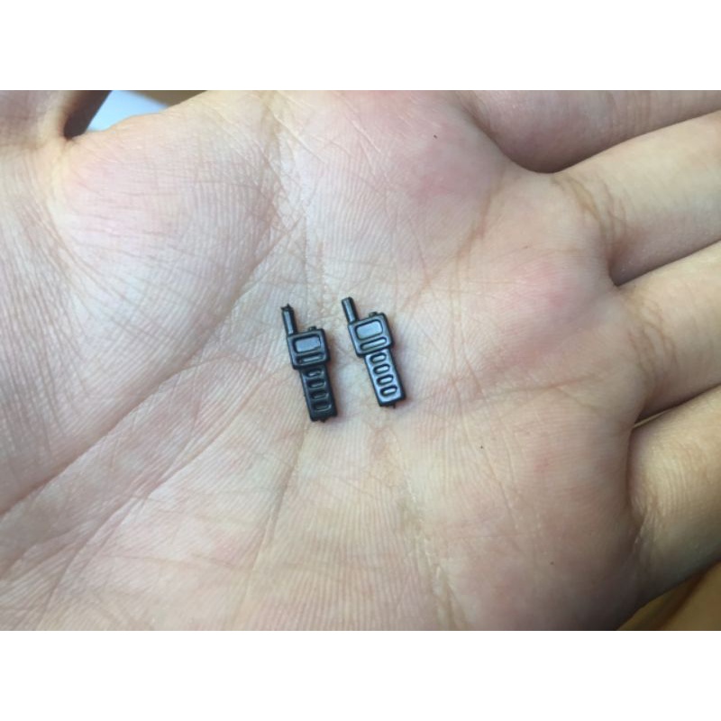 Phụ kiện MOC lego, combo 2 phụ kiện bộ đàm lego, màu đen