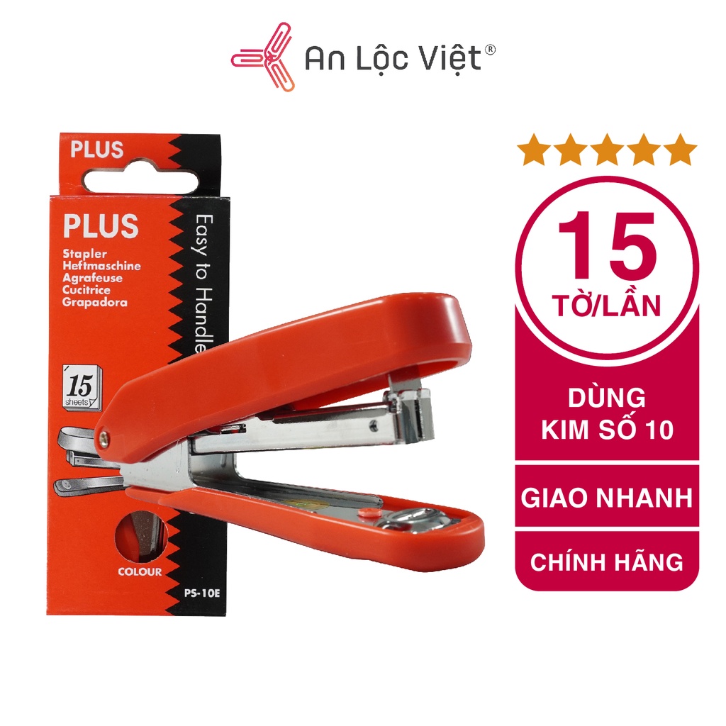 Bấm kim số 10 Plus cầm tay chính hãng độ bền cao