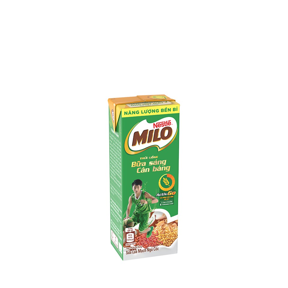 Combo 2 hũ thức uống lúa mạch Nestlé® Milo® nguyên chất hũ nhựa 400g