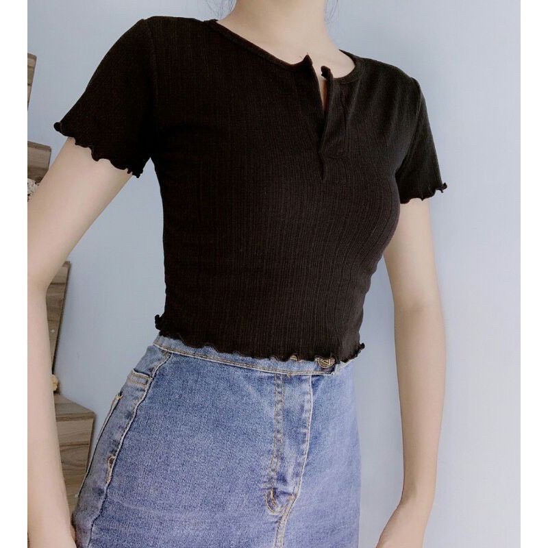 ÁO CROPTOP TRỤ VERESS