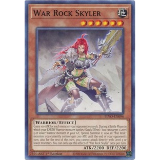 Thẻ bài Yugioh - TCG - War Rock Skyler / BLVO-EN096'