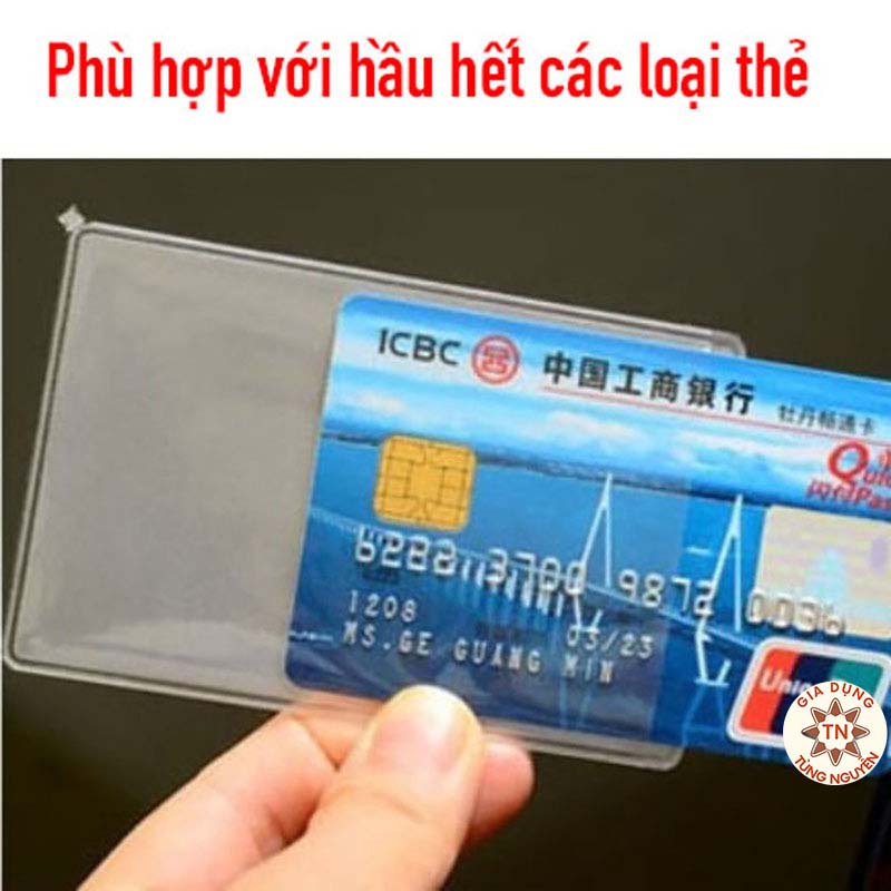 Túi Đựng Thẻ Card Bao Trong Suốt Để Chứng Minh Thư, Bằng Lái Xe [TÚI ĐỰNG THẺ]