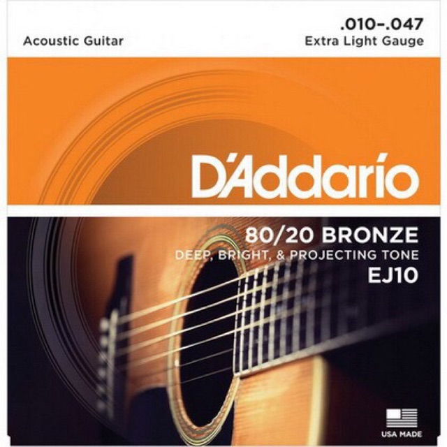 DÂY GUITAR AUCOUSTIC D'ADDARIO EJ10
