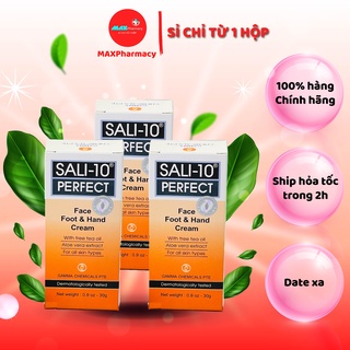 COMBO TUÝP Kem Giảm Khô Da, Nứt Gót Chân Làm mềm da chân SALI-10 Perfect 30g - Maxpharmacy