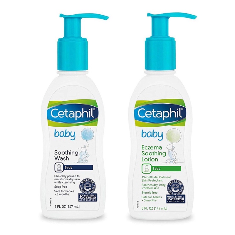 Kem và tắm chàm nẻ Cetaphil Eczema baby cho bé 147ml