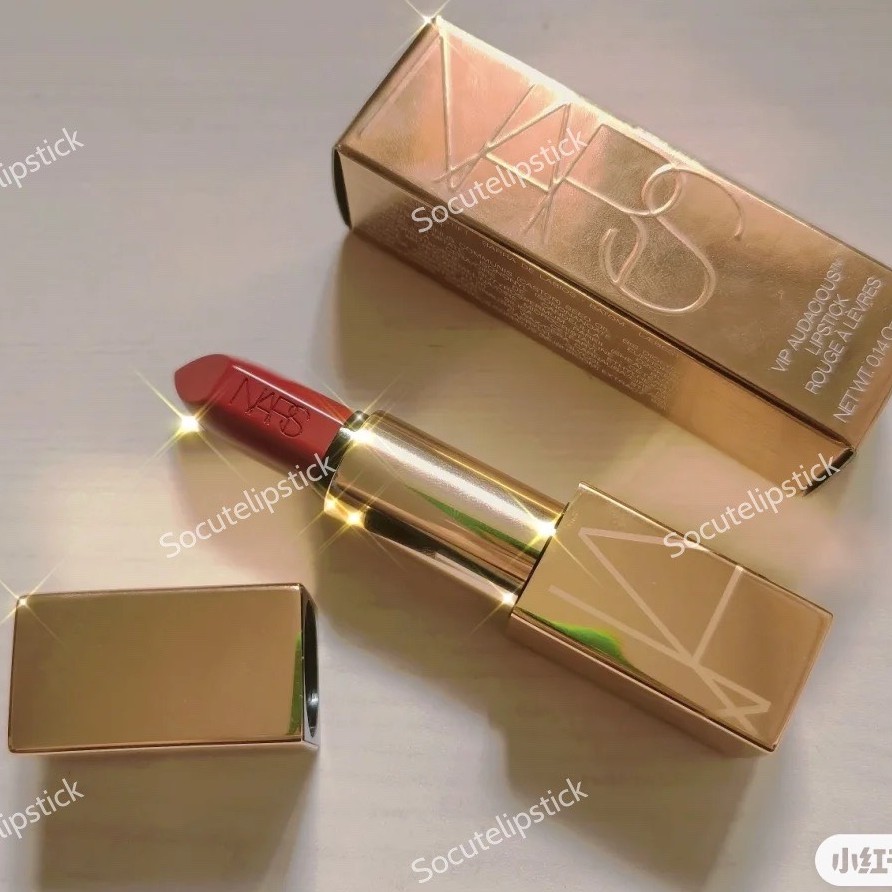 Son Nars Gold Rita-Mona Audacious Lipstick vỏ vàng limited