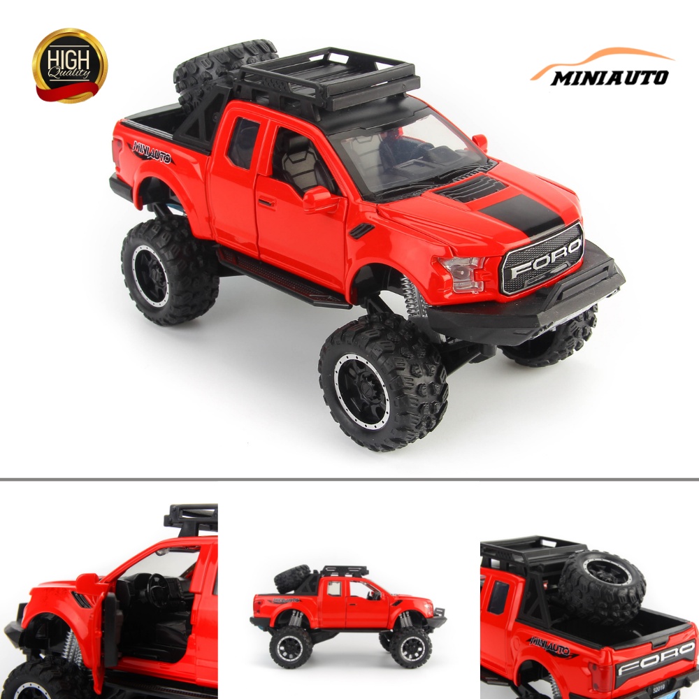 Mô hình xe Ford Mustang, Raptor, GT tỷ lệ 1:32