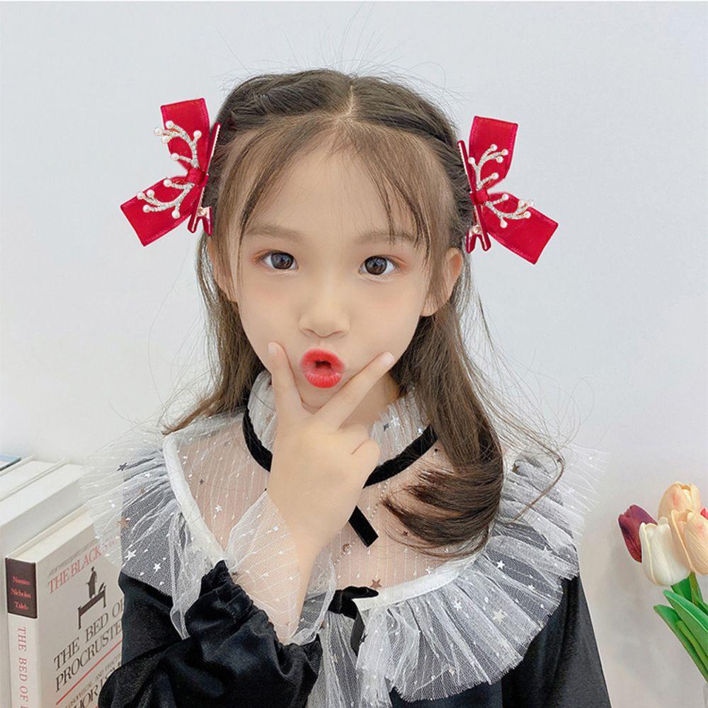 QQMALL Kẹp TóC HìNh SừNg Hươu GiáNg Sinh Dễ Thương Cho Nữ