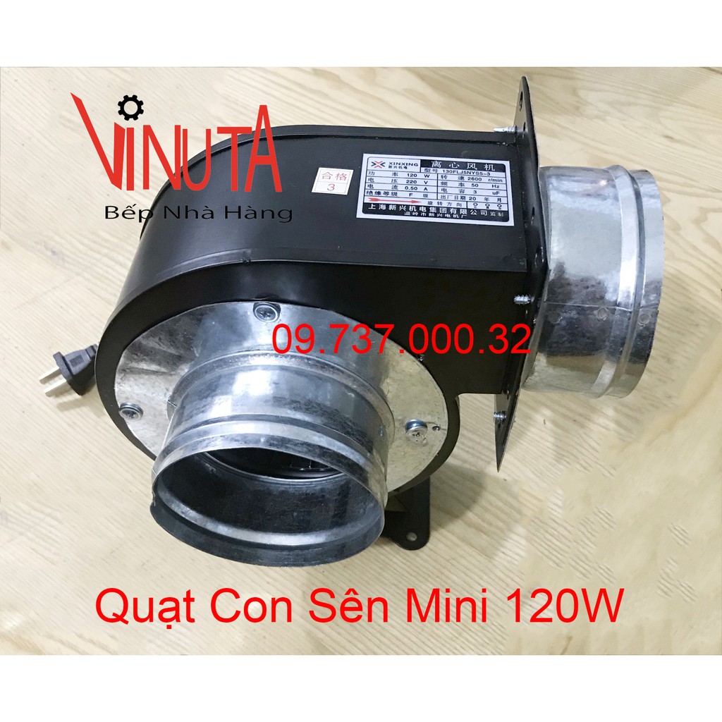 Quạt con ốc 240W, quạt hút khói,mùi, quạt ly tâm mini giá rẻ