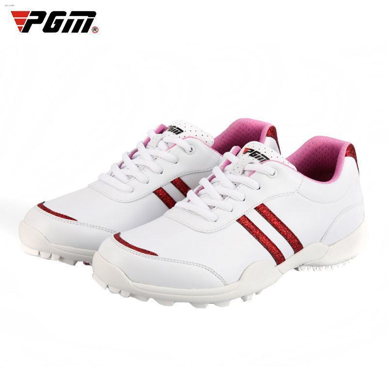 ☇❀☢PGM factory direct sale golf shoes ladies sports flashing parallel bars waterproof and breathable sneakers