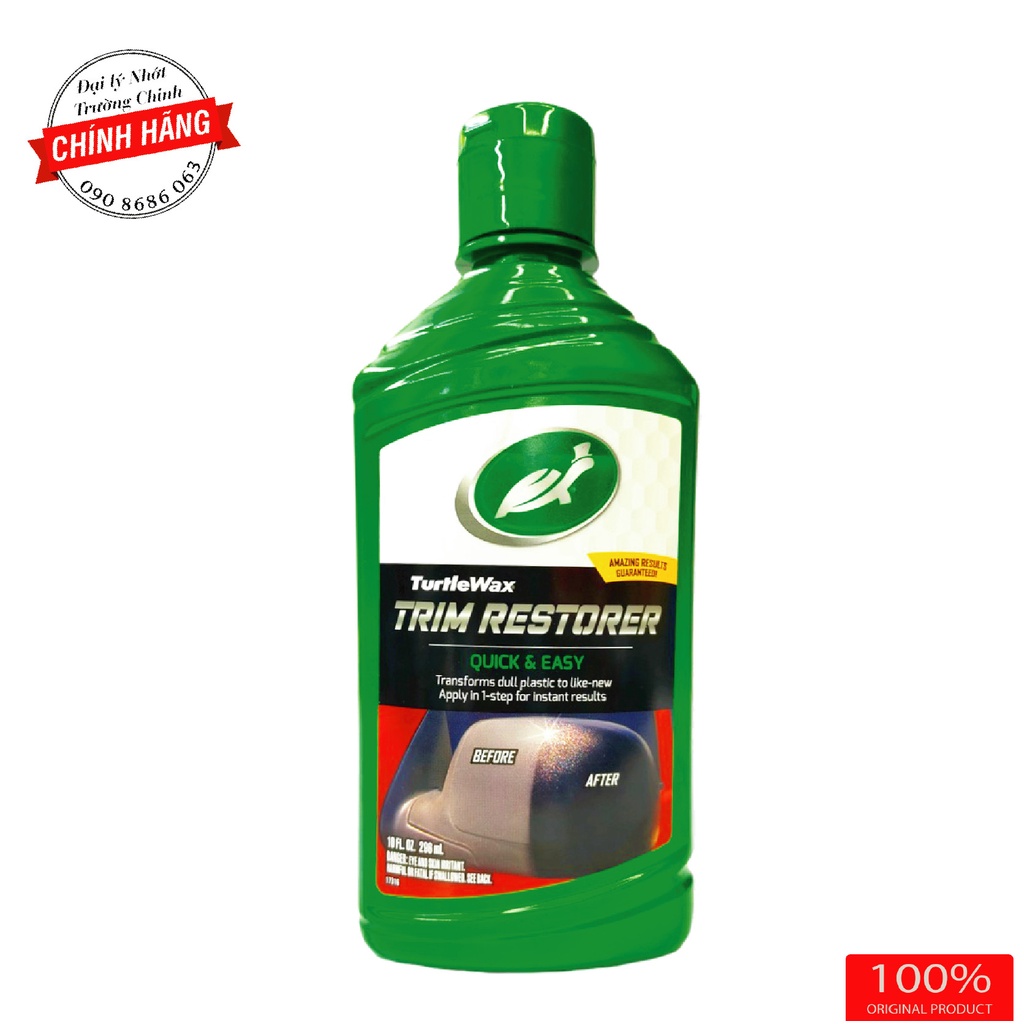 Phục hồi nhựa nhám và bóng Turtle Wax Trim Restorer 296ml
