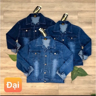 Áo Khoác Bò Nữ Trơn Hàng Co Giãn Size Đại