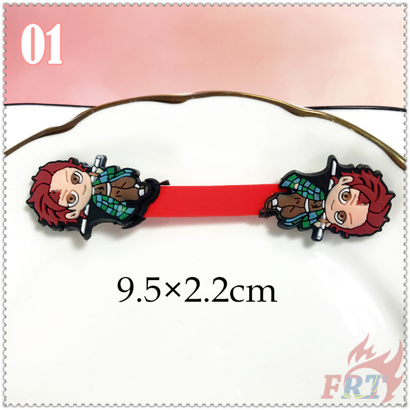 ◐ Phụ Kiện Quấn Dây Cáp Hình Anime Demon Slayer Độc Đáo ◑ 1 Dụng Cụ Cố Định Dây Cáp Tanjirou / Nezuko / Zenitsu / Inosuke / Giyuu