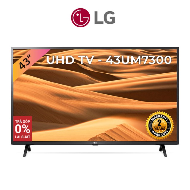 Smart Tivi LG 43 Inch UHD 4K 43UM7300PTA Model 2019 - Có Magic Remote (Chính Hãng) | BigBuy360 - bigbuy360.vn