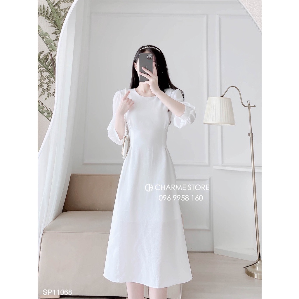 Váy nữ trơn dáng xòe Charme 11068