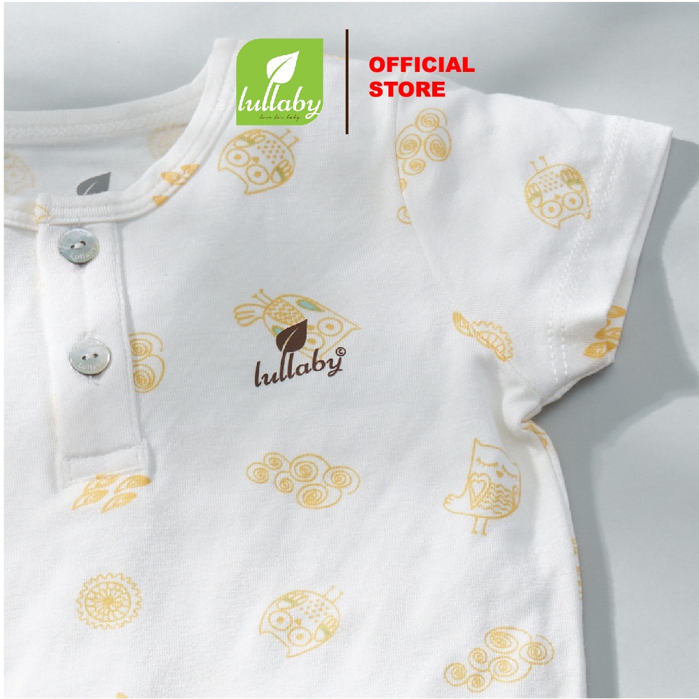 Bộ quần áo cộc tay bổ nẹp Lullaby NH654p