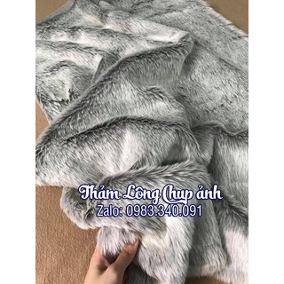Thảm xám bạc sợi ngắn - 1m x 80cm