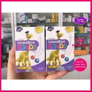 Vitamin K2 D3 cho bé Lineabon bổ sung K2 D3 tăng hấp thu canxi trẻ, ăn ngon ngủ tốt, cao lớn mẫu mới nhất 2021