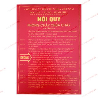 Bộ nội quy tiêu lệnh PCCC